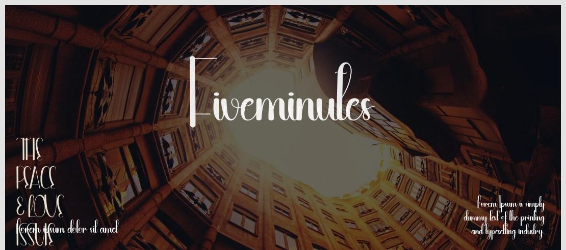 Fiveminutes Font