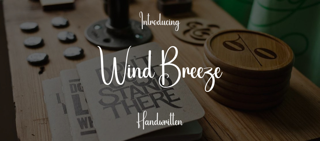 Wind Breeze Font