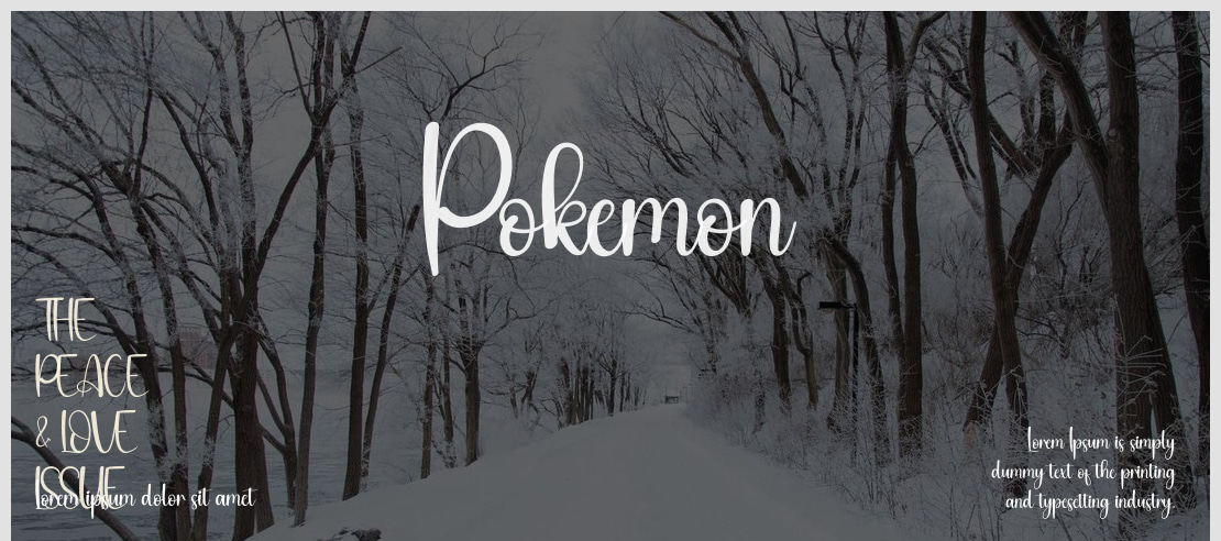 Pokemon Font