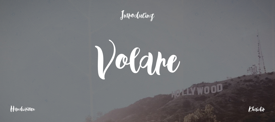 Volare Font