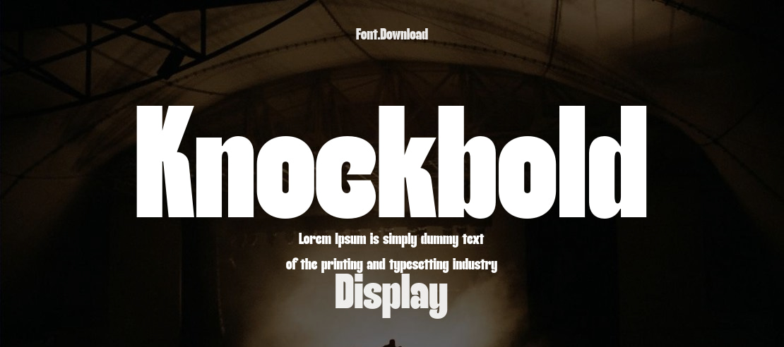 Knockbold Font