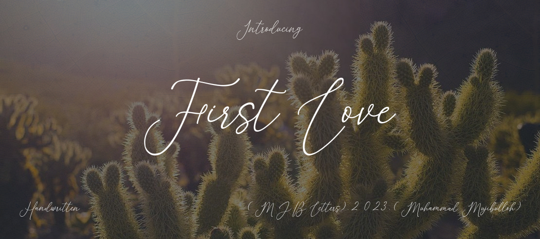 First Love Font