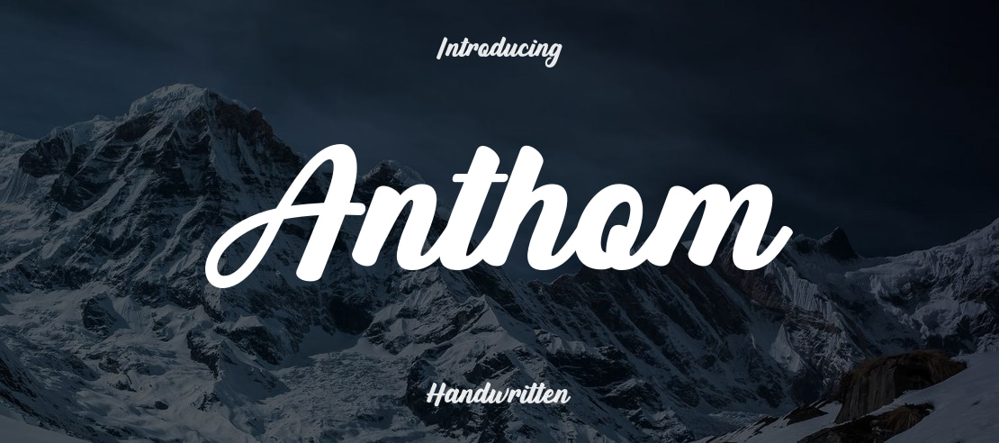 Anthom Font