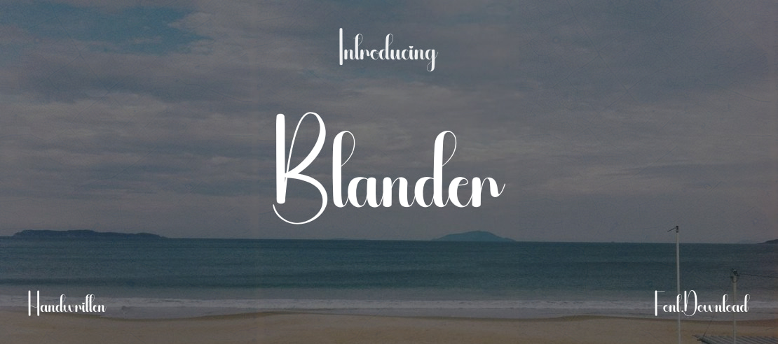 Blander Font