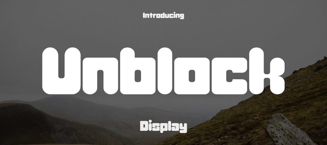 Unblock Font