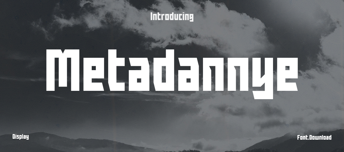 Metadannye Font