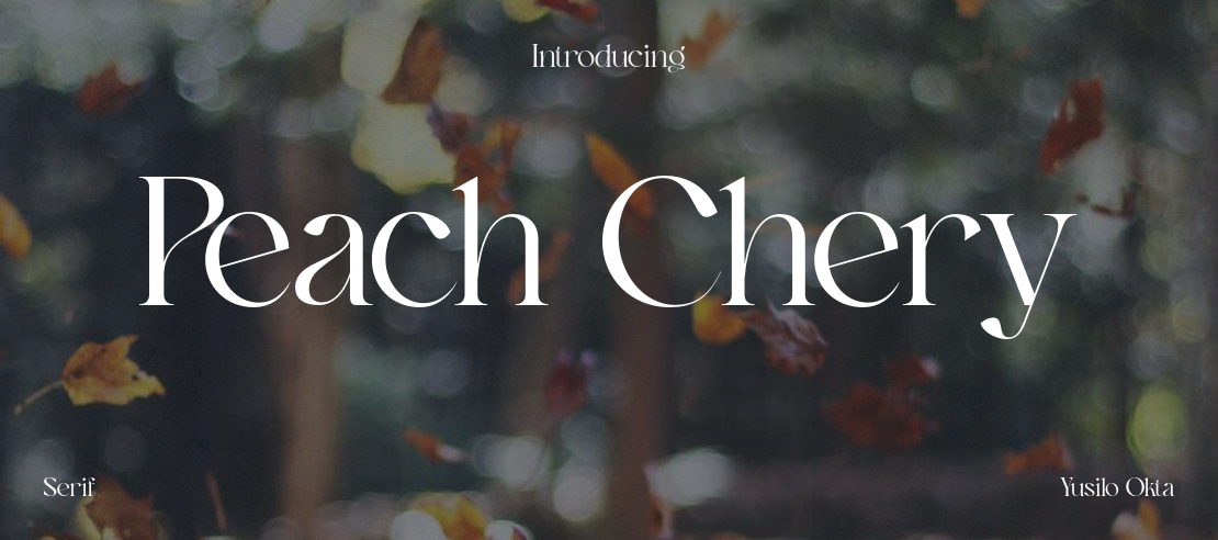 Peach Chery Font