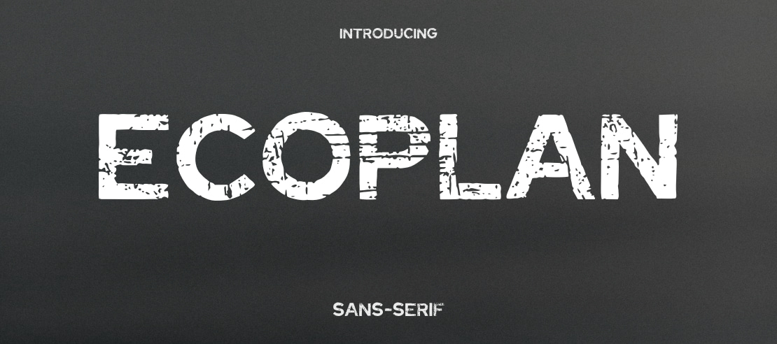 Ecoplan Font