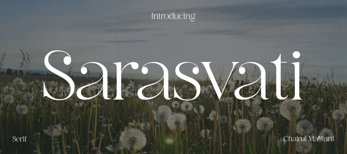 Sarasvati Font