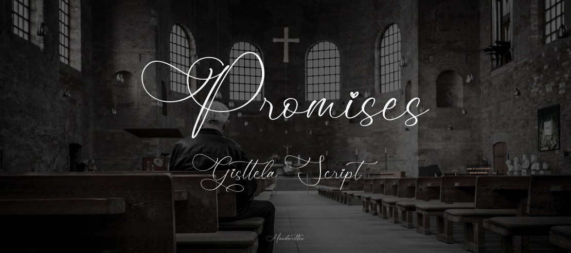 Promises Gisttela Script Font Family