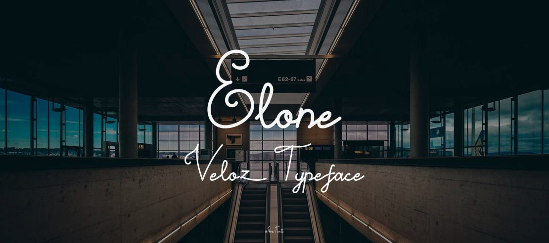 Elone Veloz Font