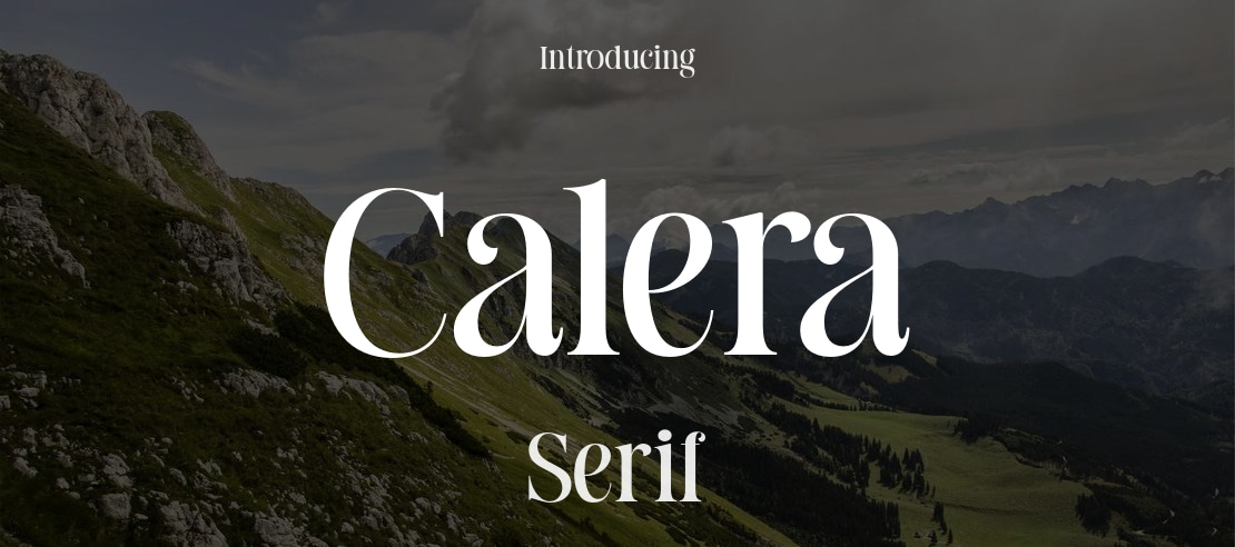 Calera Font