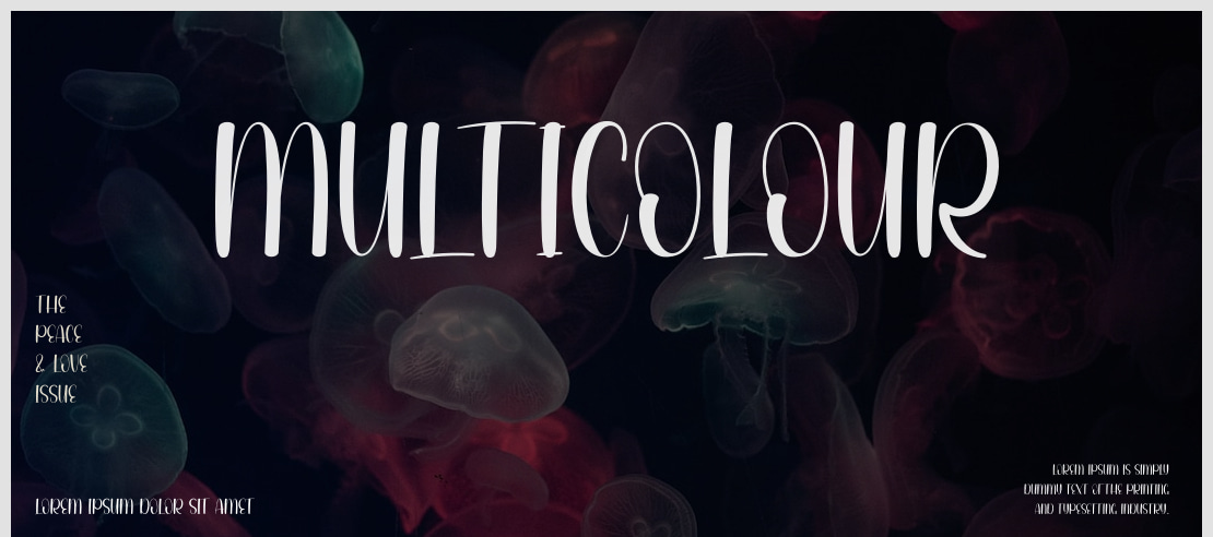 Multicolour Font
