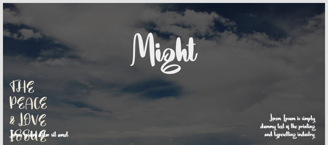 Might Font