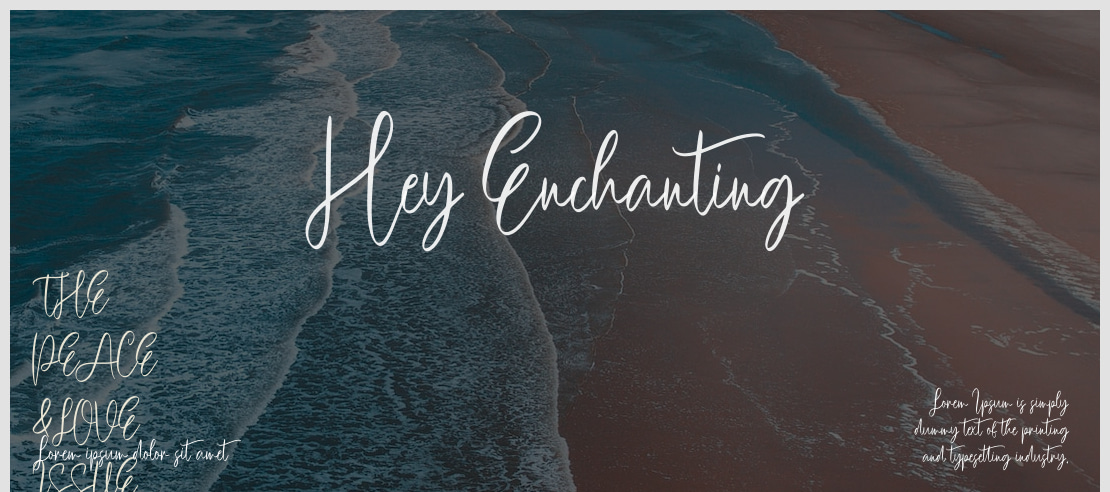 Hey Enchanting Font