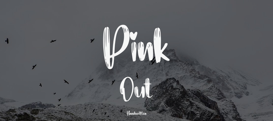 Pink Out Font