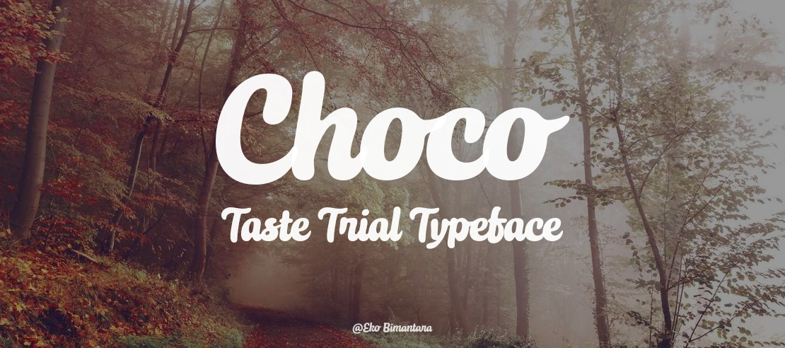 Choco Taste Trial Font