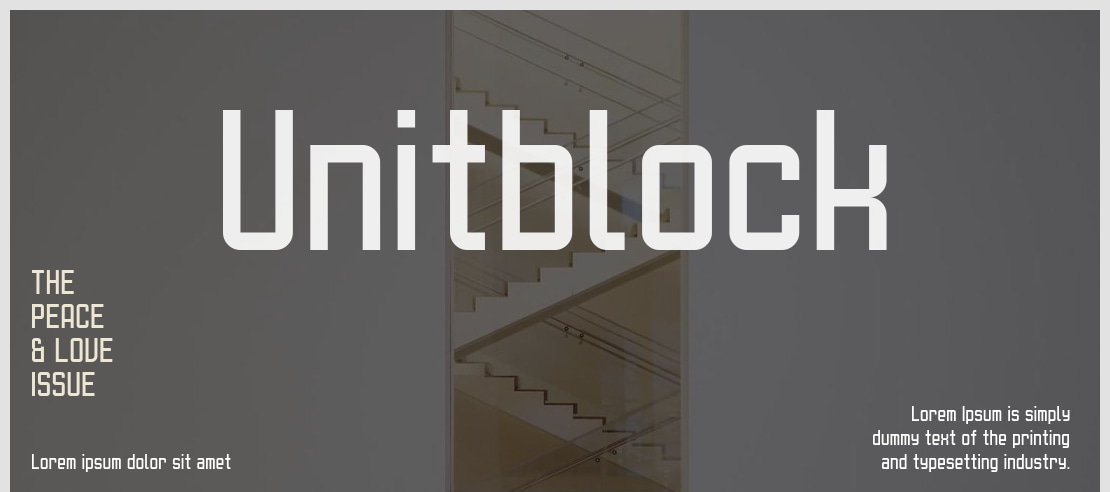 Unitblock Font