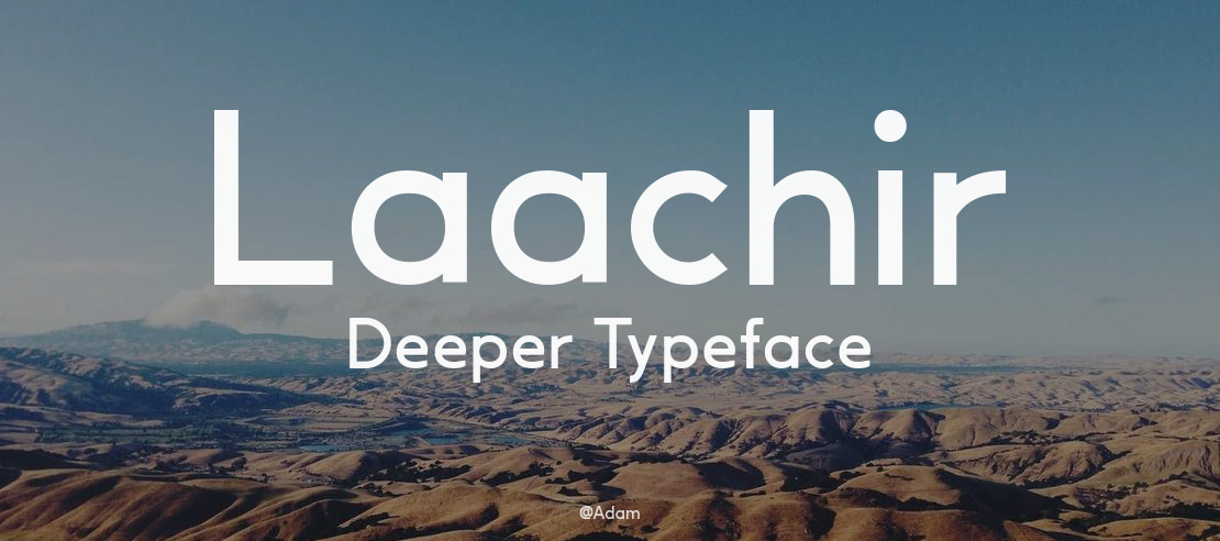 Laachir Deeper Font Family