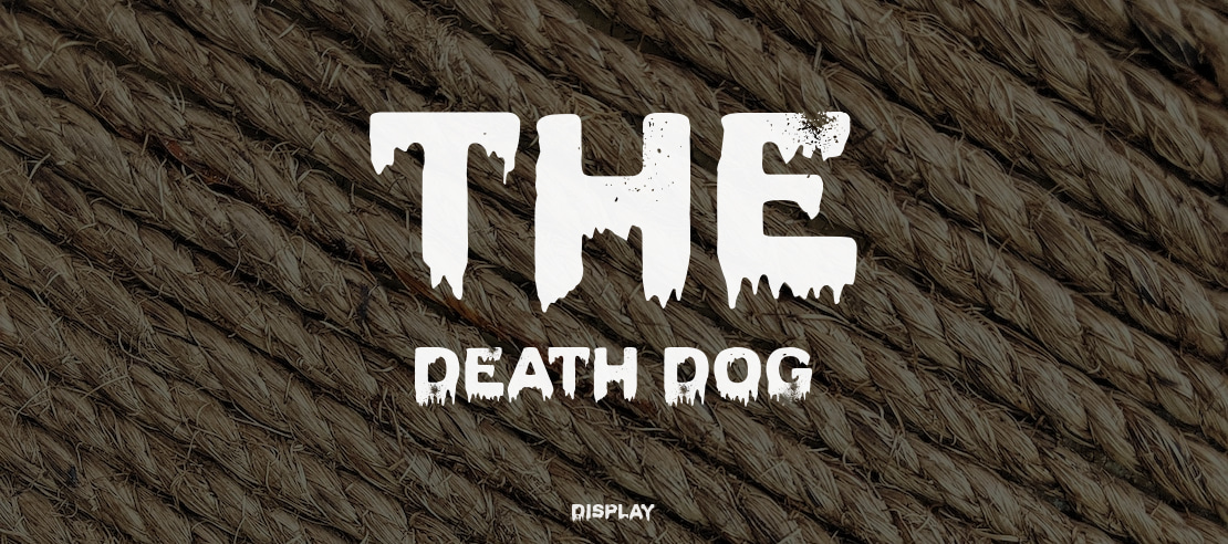 The Death Dog Font