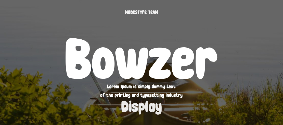 Bowzer Font