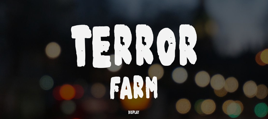 Terror Farm Font