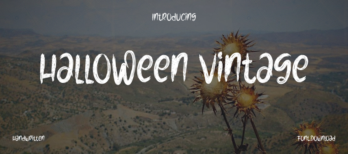 HalloWeen Vintage Font