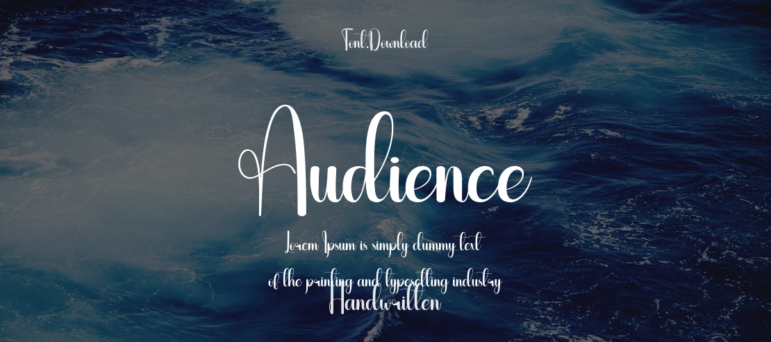 Audience Font