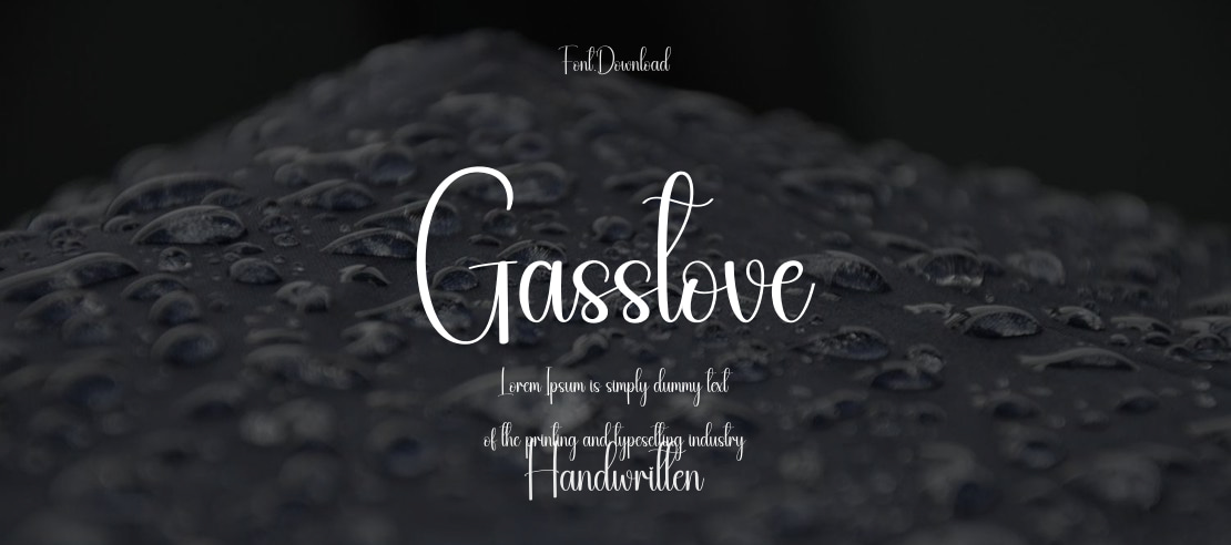 Gasstove Font