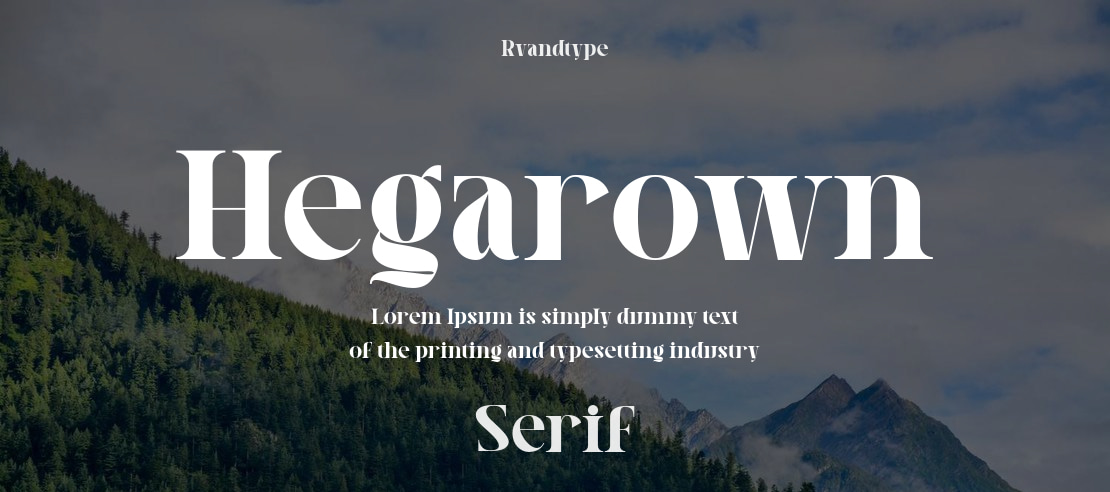 Hegarown Font