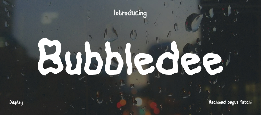 Bubbledee Font