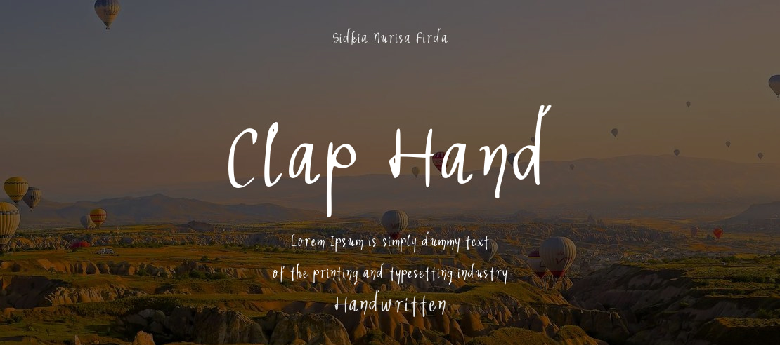 Clap Hand Font