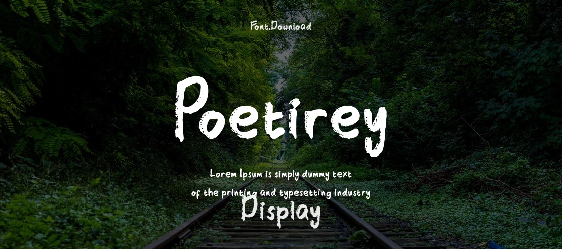 Poetirey Font