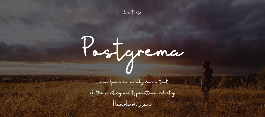 Postgrema Font