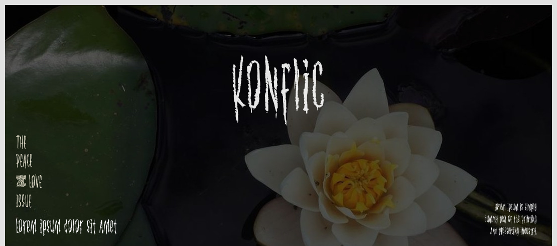 Konflic Font