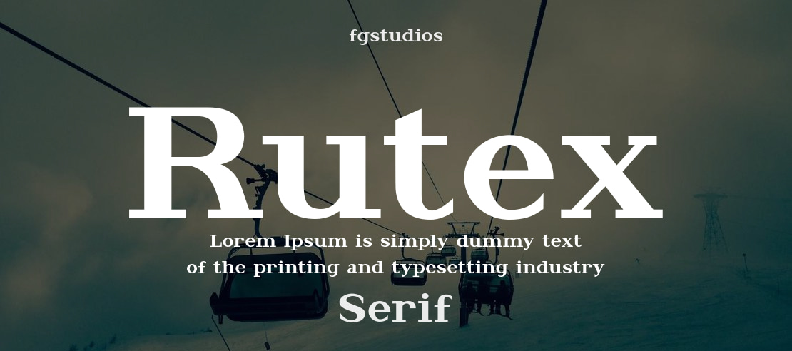 Rutex Font