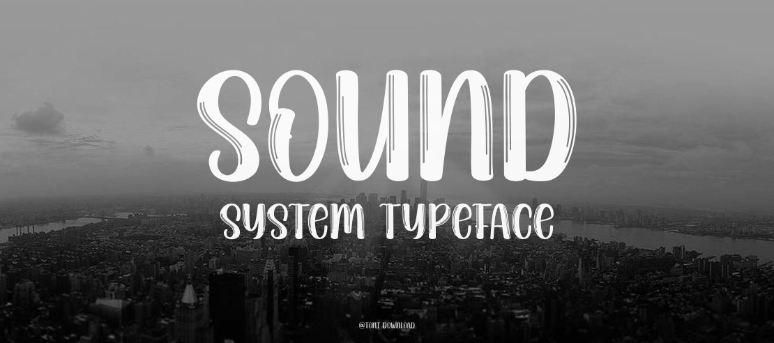 Sound System Font