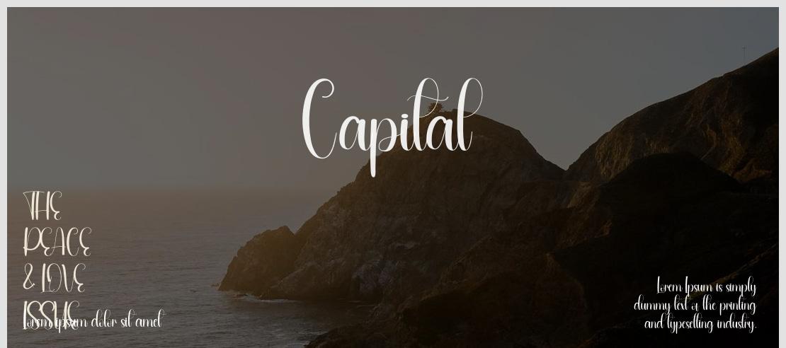 Capital Font