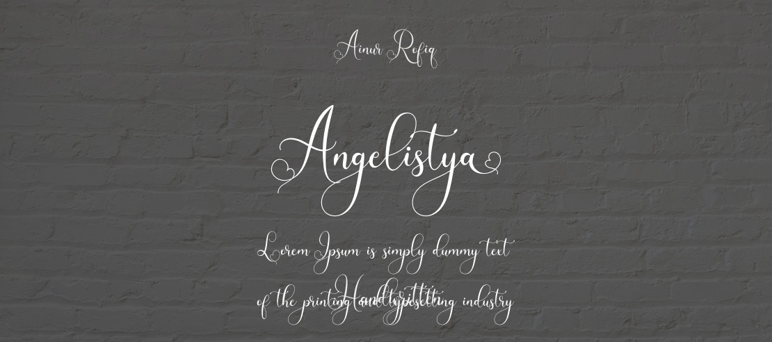 Angelistya Font