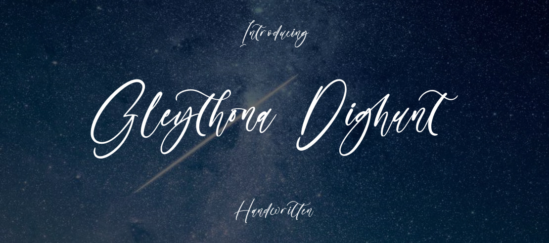 Gleythona Dighunt Font