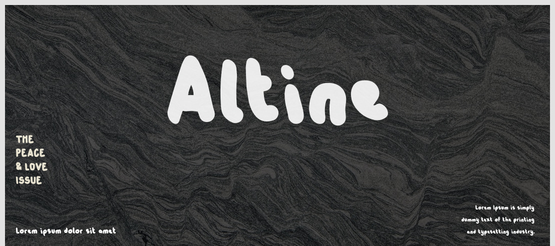Altine Font