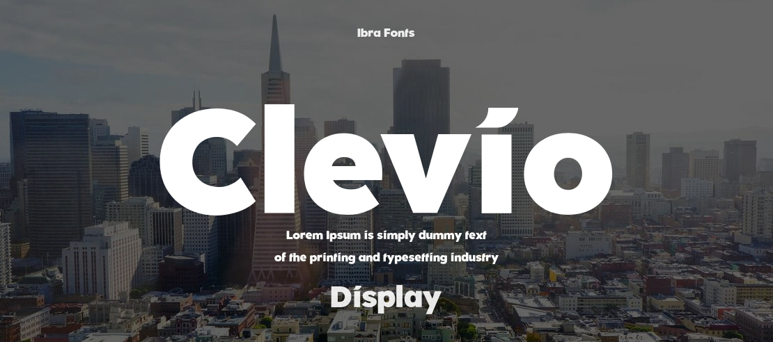 Clevio Font