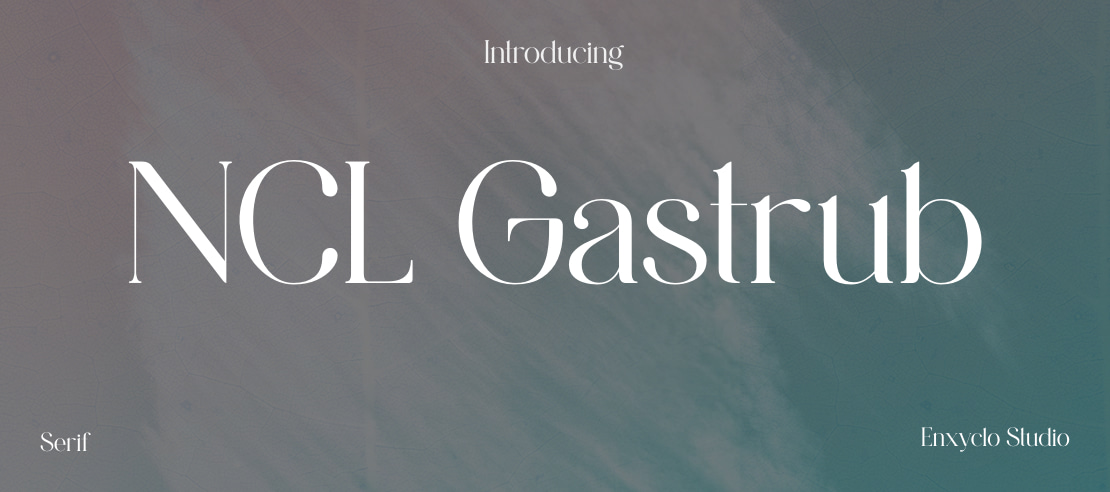 NCL Gastrub Font