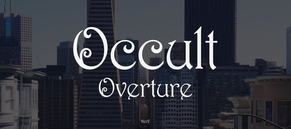 Occult Overture Font
