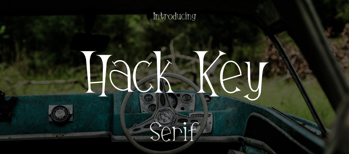 Hack Key Font