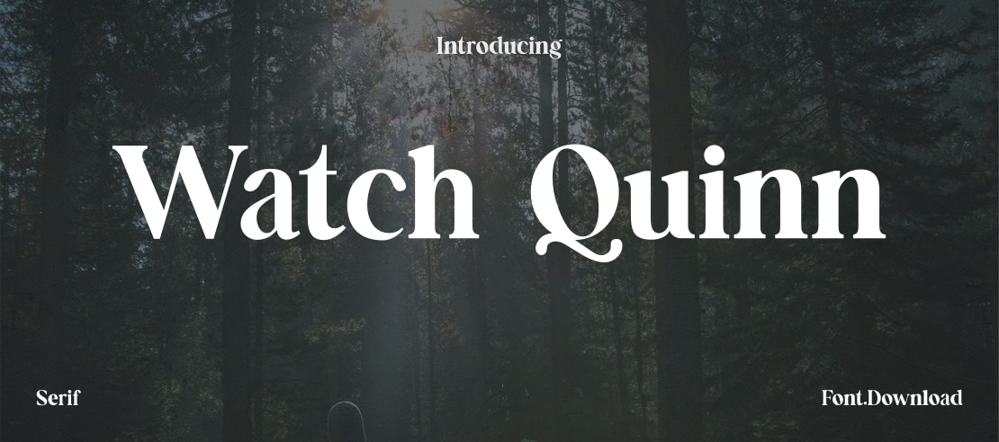 Watch Quinn Font