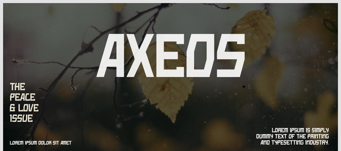 AXEOS Font