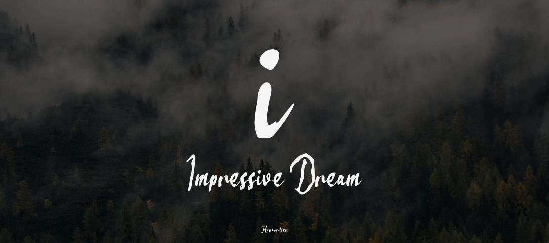 i Impressive Dream Font