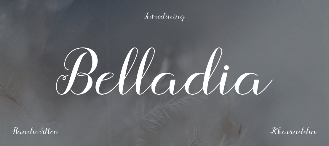 Belladia Font