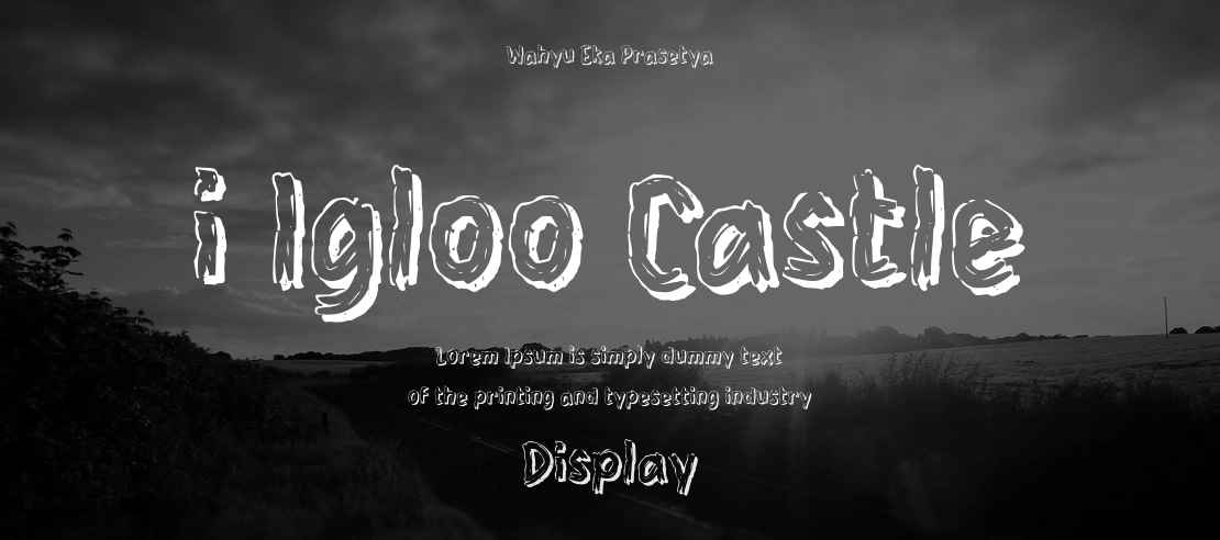 i Igloo Castle Font